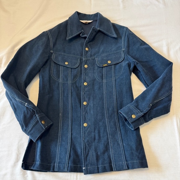 Vintage Riders by Lee Blue Jacket - Picture 1 of 8